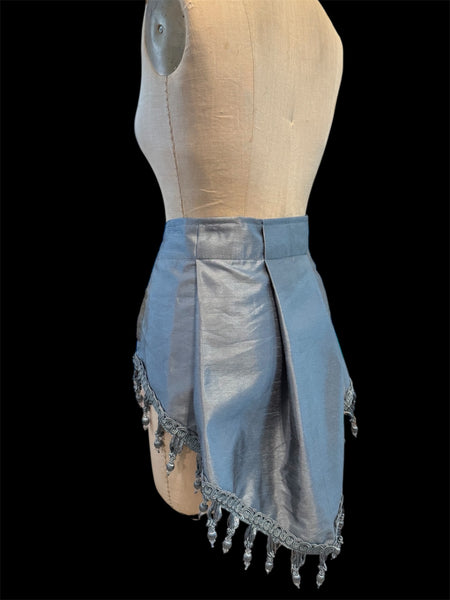 Blue/Grey Tie-On Bustle