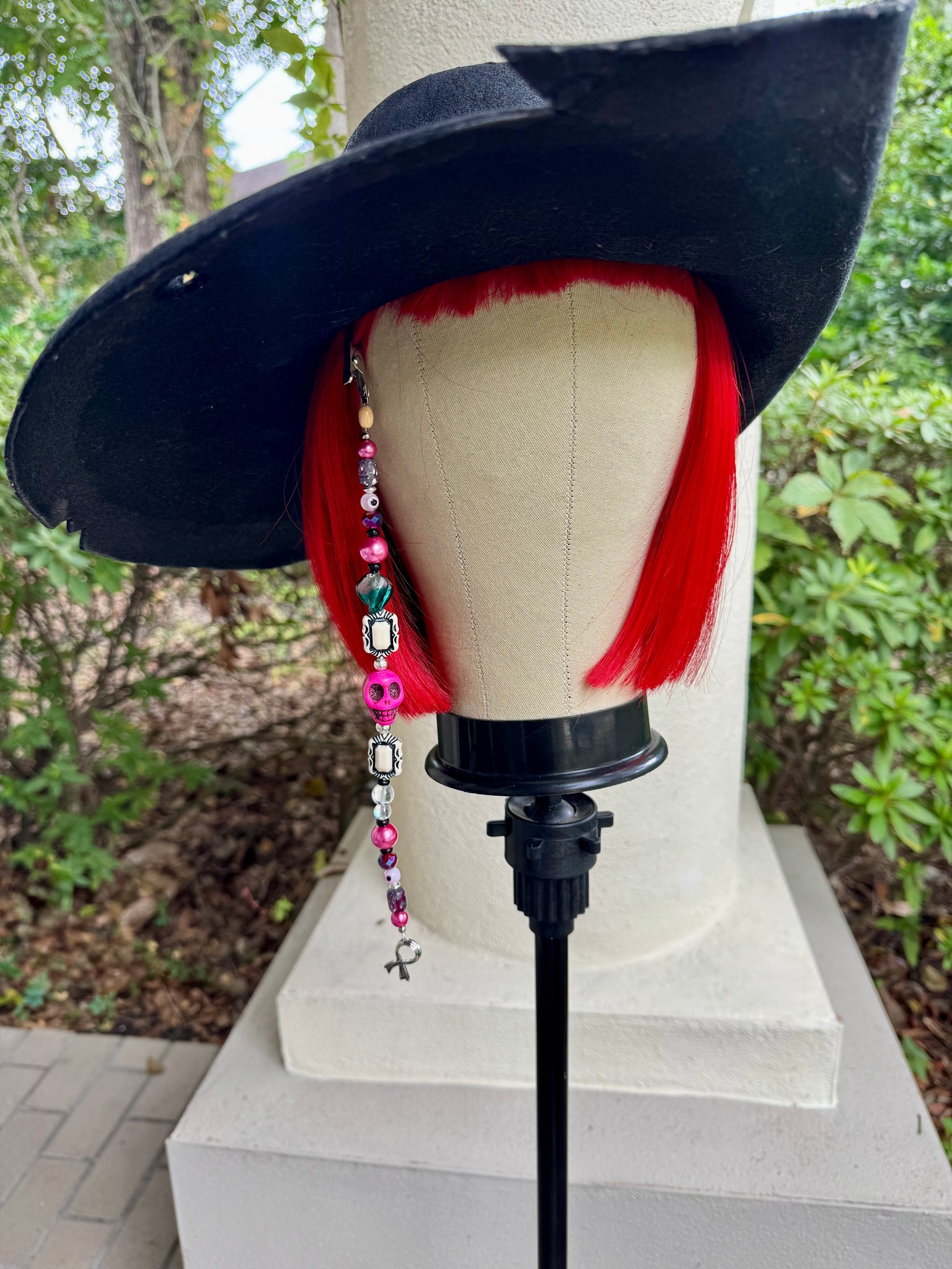 Limited Edition Breast Cancer Awareness Hat/Hair Dangle