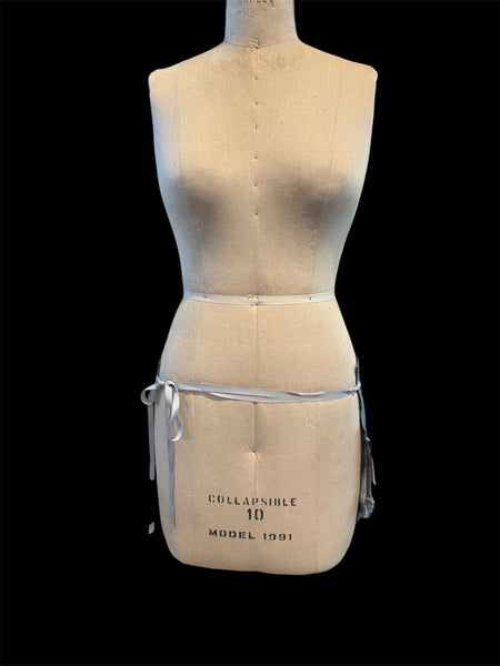 Blue/Grey Tie-On Bustle