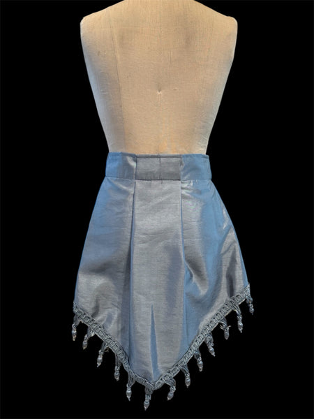 Blue/Grey Tie-On Bustle