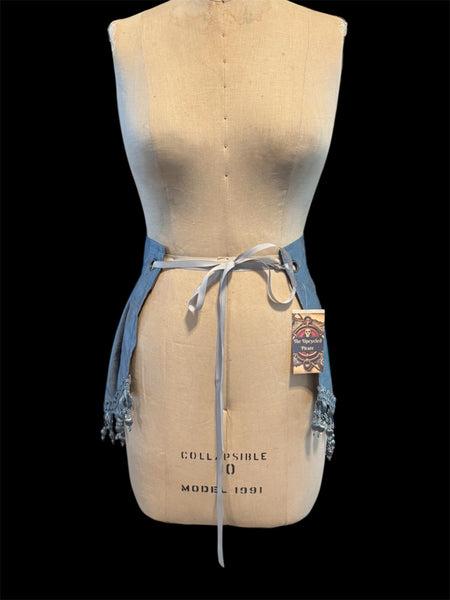 Blue/Grey Tie-On Bustle