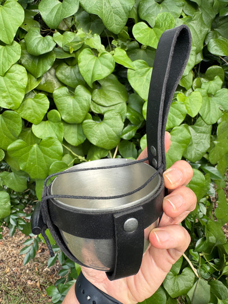 Jefferson Cup in Leather Holder