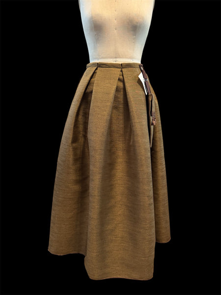 Bronze Tie on Skirt w/ Bag
