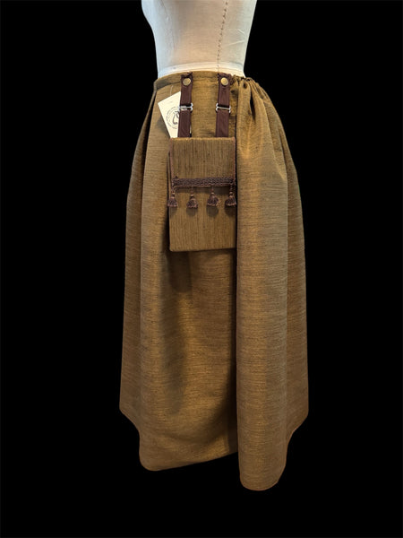 Bronze Tie on Skirt w/ Bag