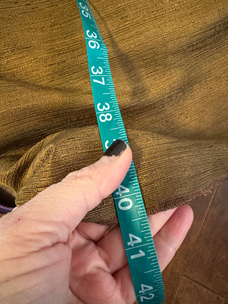 Bronze Tie on Skirt w/ Bag