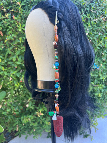 Retro Tiki Hat/Hair Dangle