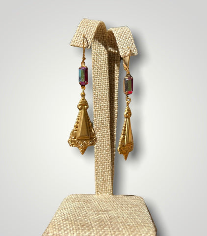 Victorian Siam Earrings