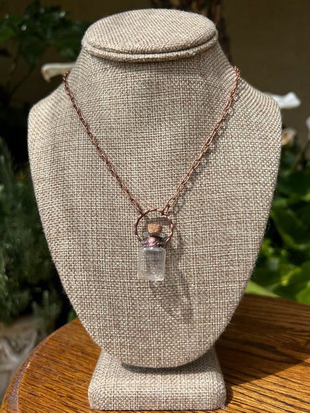 Barnacle Bottle Electroform Pendant